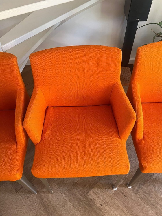 Image 1 of B&B Italia Melandra Antonio Citterio Oranje Eettafel Stoelen