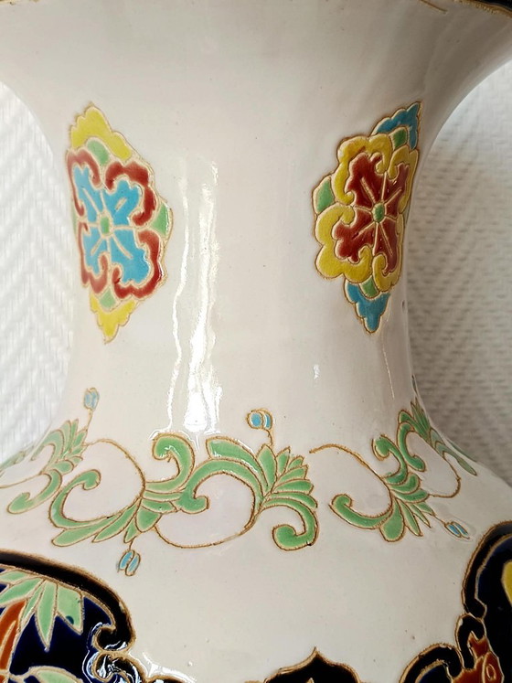 Large Japanese-style ceramic vase, 52cm (photo 11 of 11)