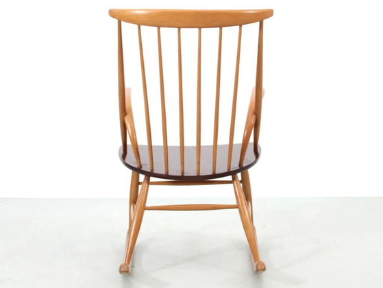 Sedia a dondolo scandinava di Illum Wikkelso, modello IW3 – Eilersen, Sedie a dondolo, Wood (photo 4 of 9)