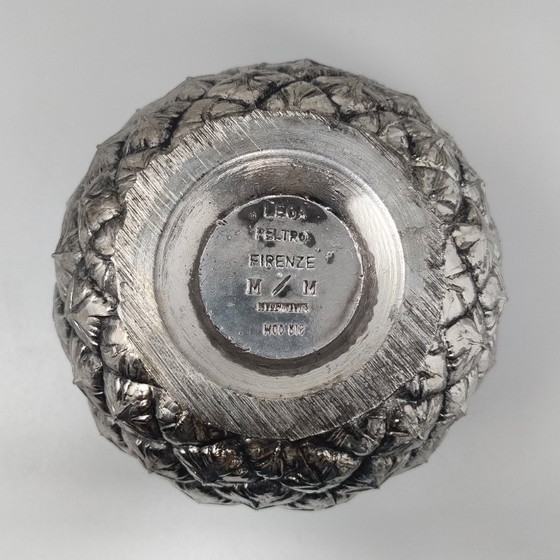 Image 1 of Splendido ananas portaghiaccio degli anni '60 di Mauro Manetti per Fonderia d'Arte Firenze. Prodotto in Italia.
