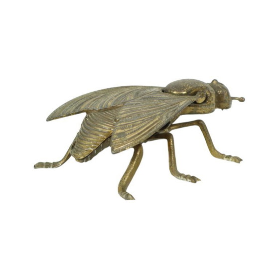 Image 1 of Statua posacenere in rame Fly
