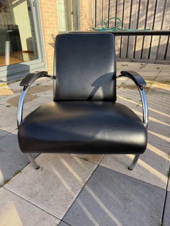 Image 1 of two Gelderland armchair chairs