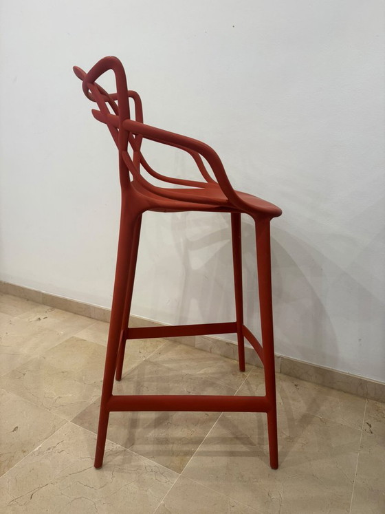 Set aus 4 originalen Kartell Masters Stool Barhockern (Starck Design) – Makellos (photo 3 of 5)