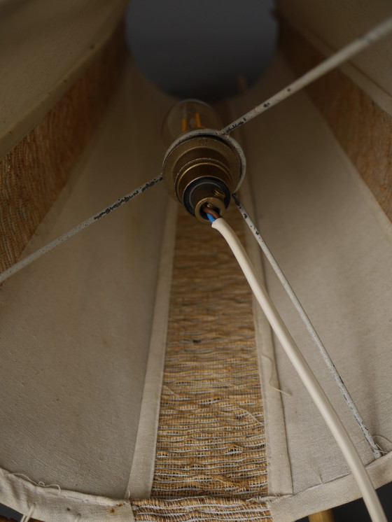 Image 1 of Lampadaire en bambou par Louis Sognot, années 1950