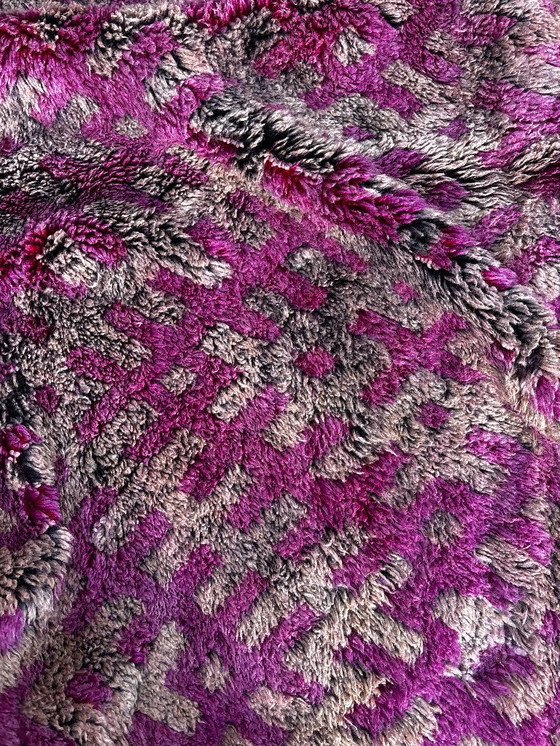 Image 1 of Large Vintage Moroccan Talsint Rug 200x410 cm – Handmade Berber Wool Rug 