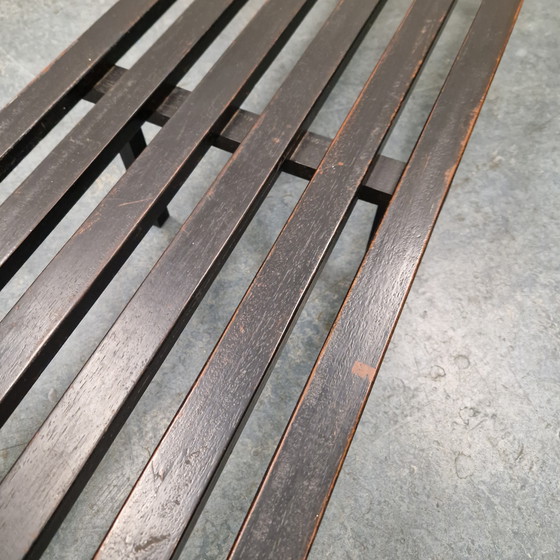 Image 1 of Panca vintage a doghe in legno di teak, anni '60-'70