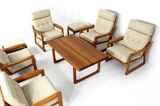 Image 1 of as new! TSM TARM Stole & Møbelfabrik Danish Mid - Century entirely solid Teak Coffee Table / Vintage Coffee Table