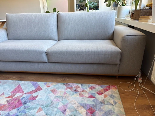 Bolia Gest Schlafsofa 2½ Sitzer – Studio Nooi | Baize Stahlgrau | Geölte Eiche