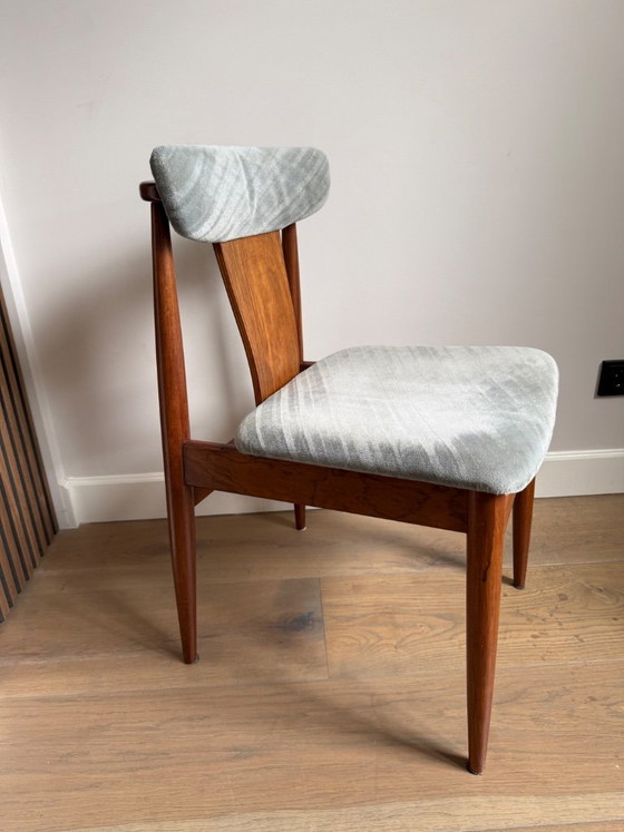 Image 1 of Chaises de salle à manger vintage - ensemble de quatre