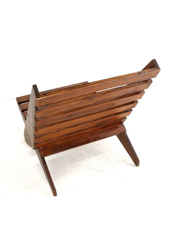 Image 1 of Chaise ciseaux vintage des années 1950