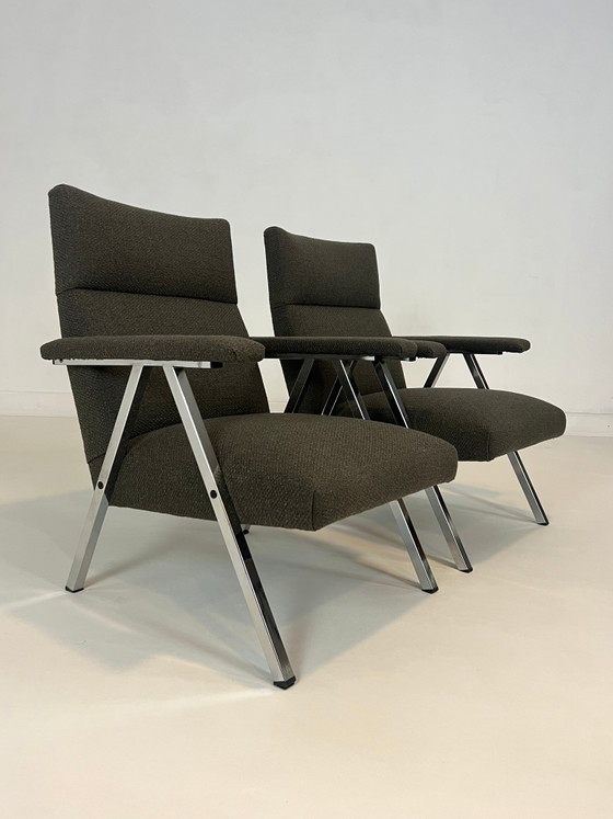 Chaises & fauteuils vintage – Années 1970 – Textile, Chrome, Modern (photo 2 of 7)