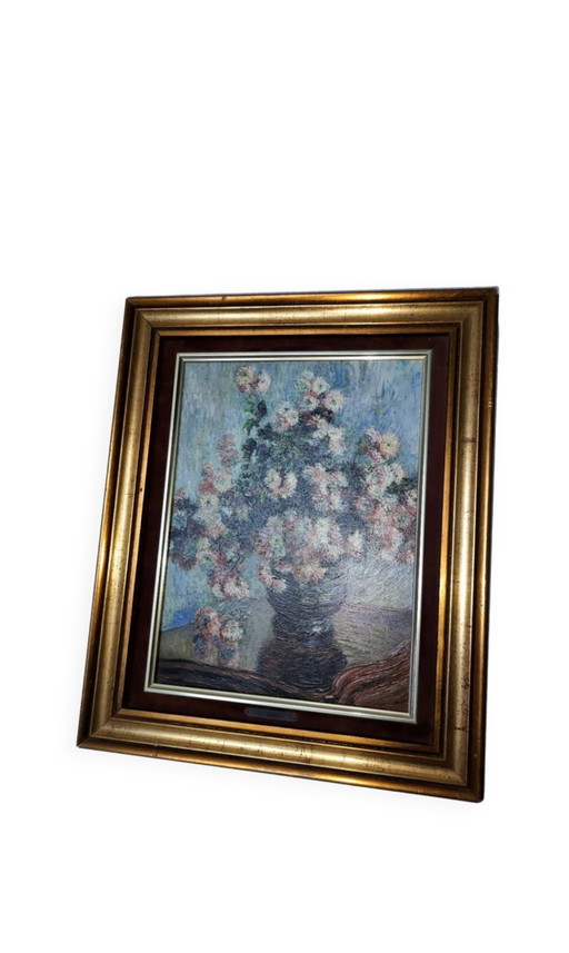 Pintura de crisantemos