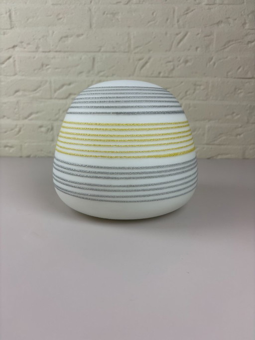 Plafonnier – Verre brun – Style milieu du siècle