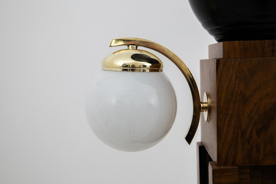 Image 1 of A pair of Art Deco floor lamps, Poland, circa 1940.
