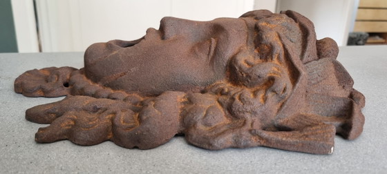 Fontijnmasker - Tuinornament – Tuinaccessoires, Cast Iron, Iron (photo 6 of 7)