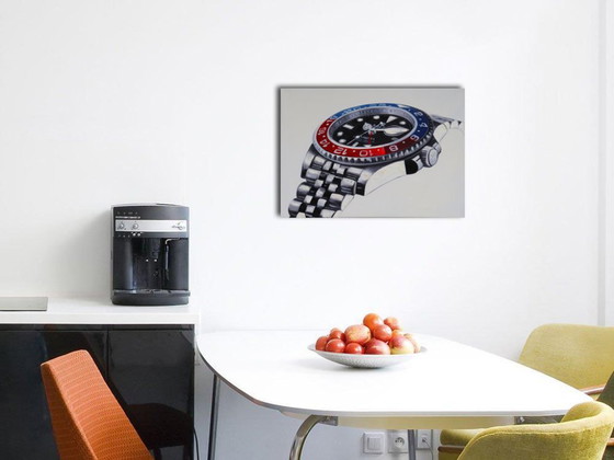 Image 1 of Rolex GMT master II Pepsi Art print directly from artist