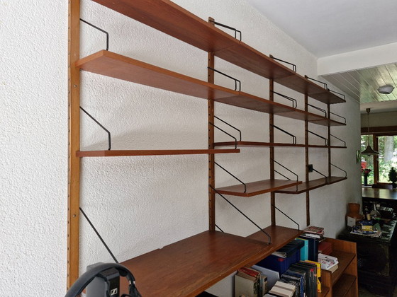 Vintage Teak Wandmeubel – Poul Cadovius 'Royal System' – Wandkast, Wood (photo 4 of 8)