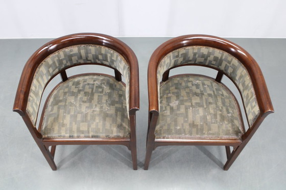 Image 1 of 1920er Jahre Paar Bugholzsessel, Tschechoslowakei
