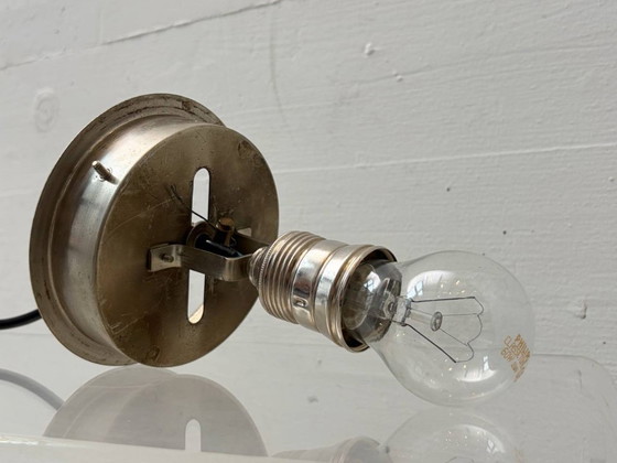 Image 1 of Suspension vintage en verre opalin cubique, années 1940