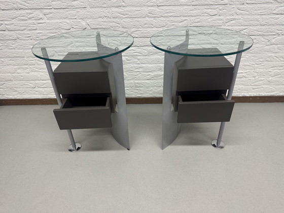 Image 1 of 2x Casprini Klee bijzettafel van Kuin & Kuin uit de jaren 90.