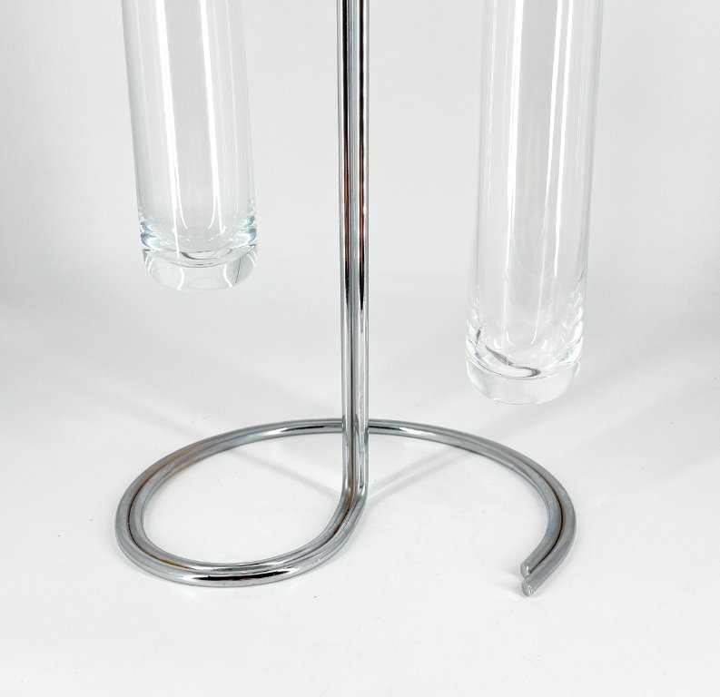 Vintage ZigZag Candle Holder Matthew Hilton Space Age Aluminum
