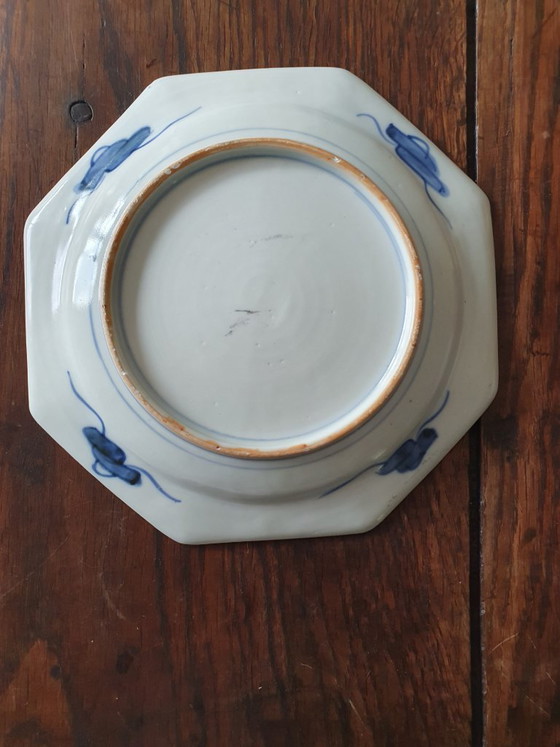 Image 1 of Piatto ottagonale giapponese Imari - Arita - 1870-1890 - 21,5 cm