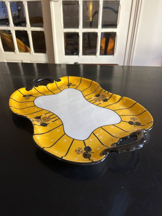 Image 1 of Rare Art Deco Twelve-Piece Platter, Lemaitre Frères and L. Blancher
