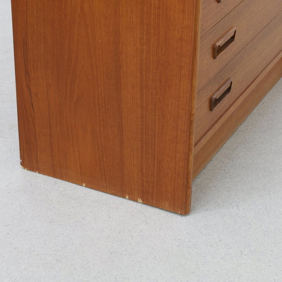 Image 1 of Vintage Danish Chest of Drawers/Secretaire Teak, 1960S