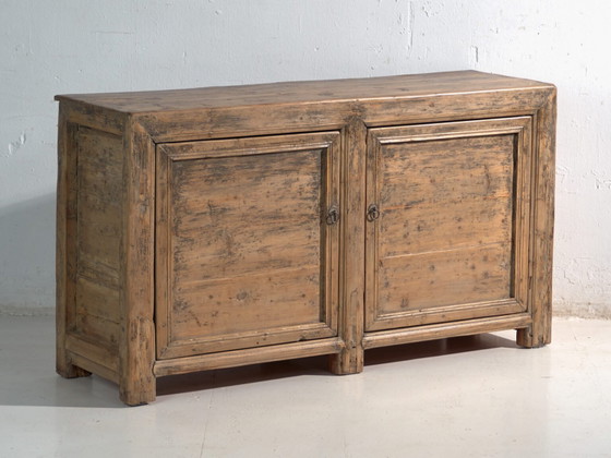 Antikes chinesisches Kiefern-Sideboard – China, circa 1930 – Brass (photo 8 of 40)