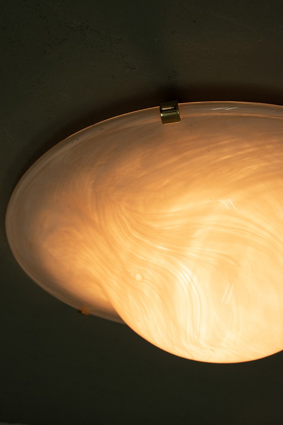 Image 1 of Große Glas-Deckenleuchte