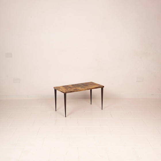 Aldo Tura Mid Century Rectangular Parchment Low Coffee Table mod. 825 Itayl 1950 – Wood, Mid Century Modern (photo 9 of 27)