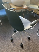 Kartell Maui Chaise de bureau - Anthracite Noir