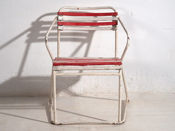 Chaises de jardin empilables antiques (c.1920). Lot de 2 pièces – Iron, Rustic (photo 23 of 28)