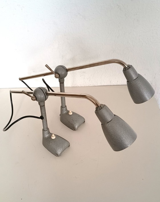 Image 1 of Pfaff dos lámparas de taller de los años 50