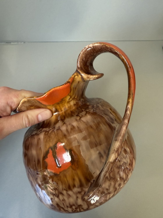 Image 1 of Vintage Dutch Lotus vase (Efkas - Huizen) 1930s