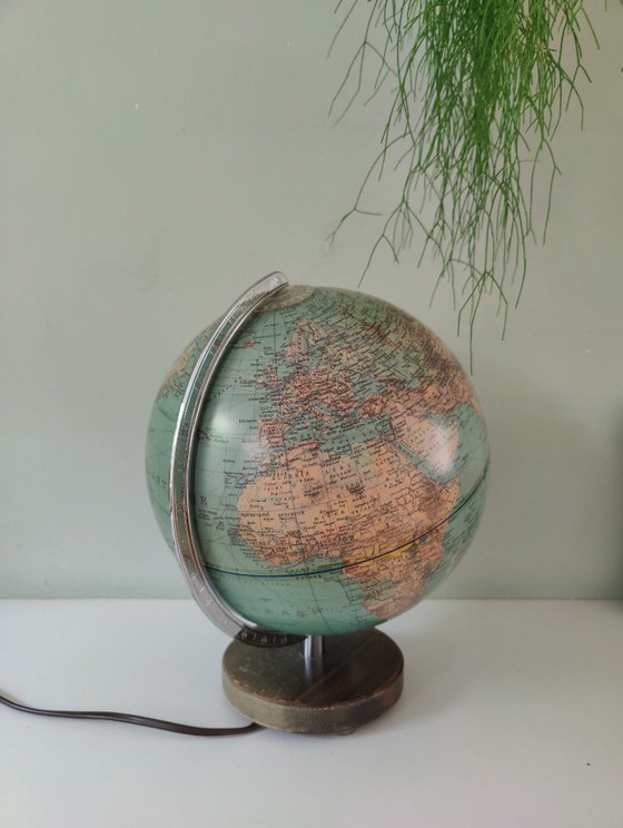 Vintage Columbus Duplex globe lamp, Paul Oestergaard, 1980s – Table lamps, Metal, Plastic (photo 10 of 17)