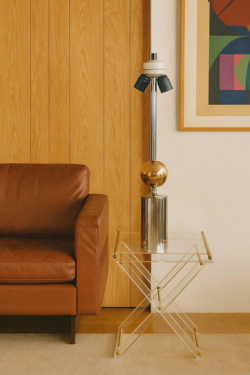 Table lamp by Philippe Barbier, 1960s