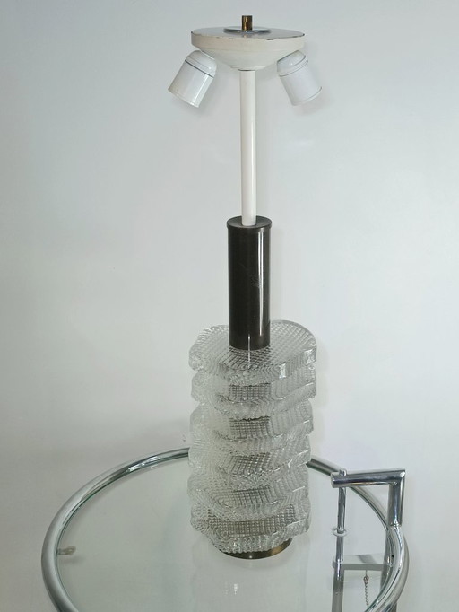 Table lamp by Carl Fagerlund for Orrefors 1970s