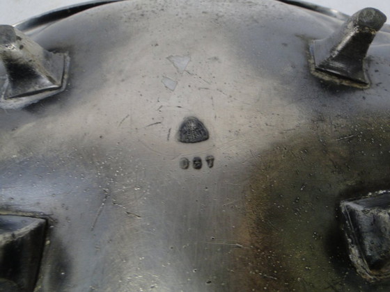 Plato de Verit, Varsovia, Polonia, principios del siglo XX. – Accesorios de mesa, Metal, Silver (photo 7 of 12)