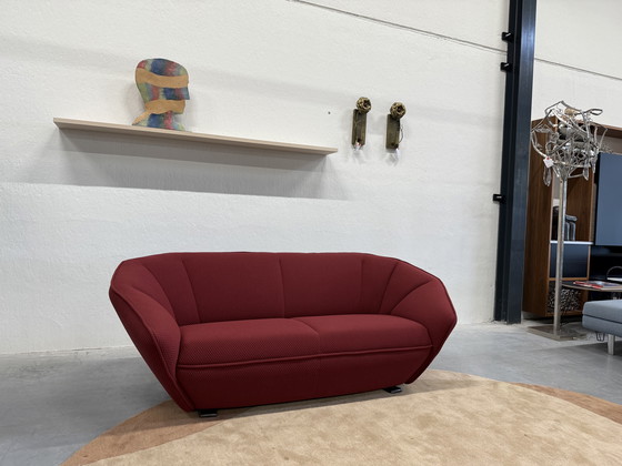 Image 1 of Pode Colla Sofa 2.5 Seater Kvadrat Mosaic fabric Dark Red 203