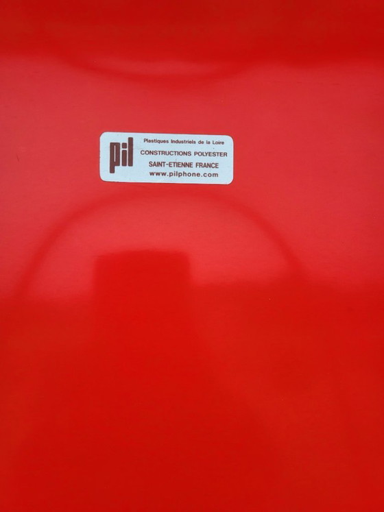 Image 1 of Pil-telefooncel op een standaard