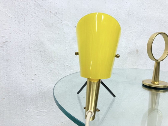 Image 1 of Small Mid-Century Table Lamp Design Ernst Igl for Hillebrand 50s