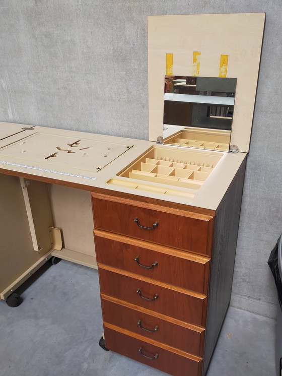 Image 1 of Vintage Cabinet For Sewing Machine