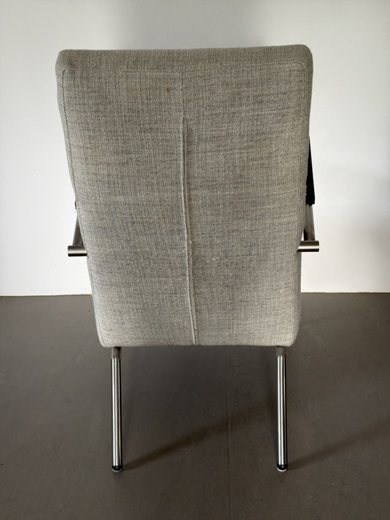 Fauteuil design, sans marque – Metal, Textile (photo 4 of 6)