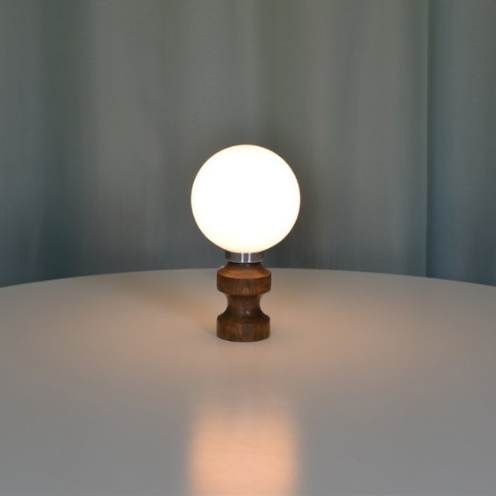 Image 1 of wooden table light