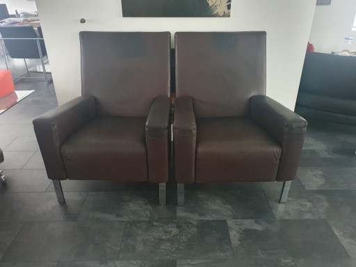 2 Poltrone Gelderland 6540 Design Jan De Bouvrie – fauteuils, Leather