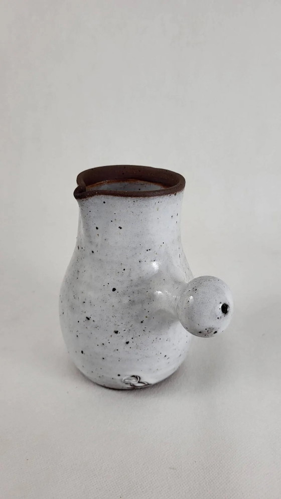 Ratilly Pierlot / Puisaye stoneware pouring pitcher – Glass & Decanter, Porcelain (photo 6 of 6)