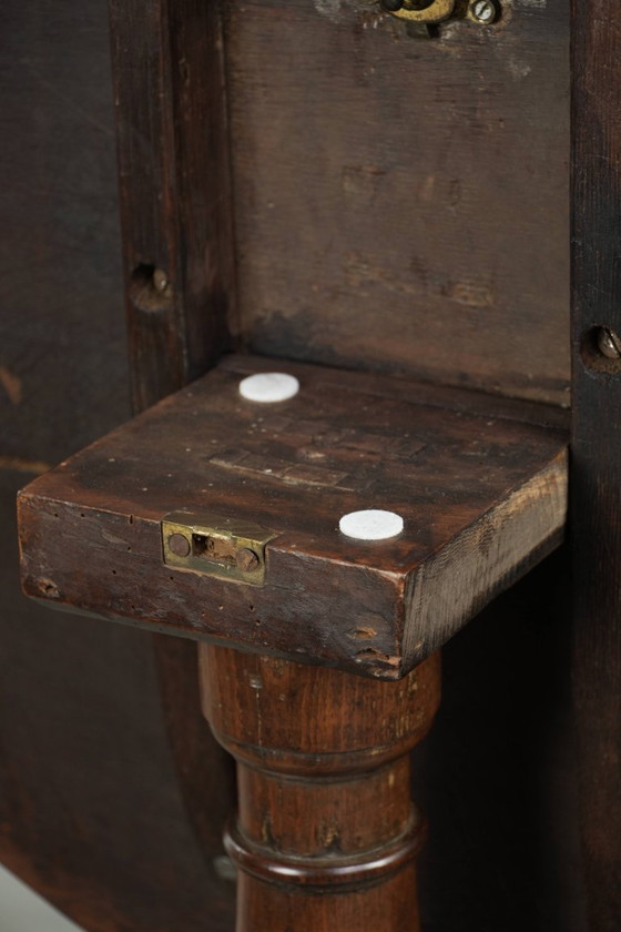 Image 1 of Table d'appoint/table basse anglaise ancienne en chêne, datant de la fin du XVIIIe siècle