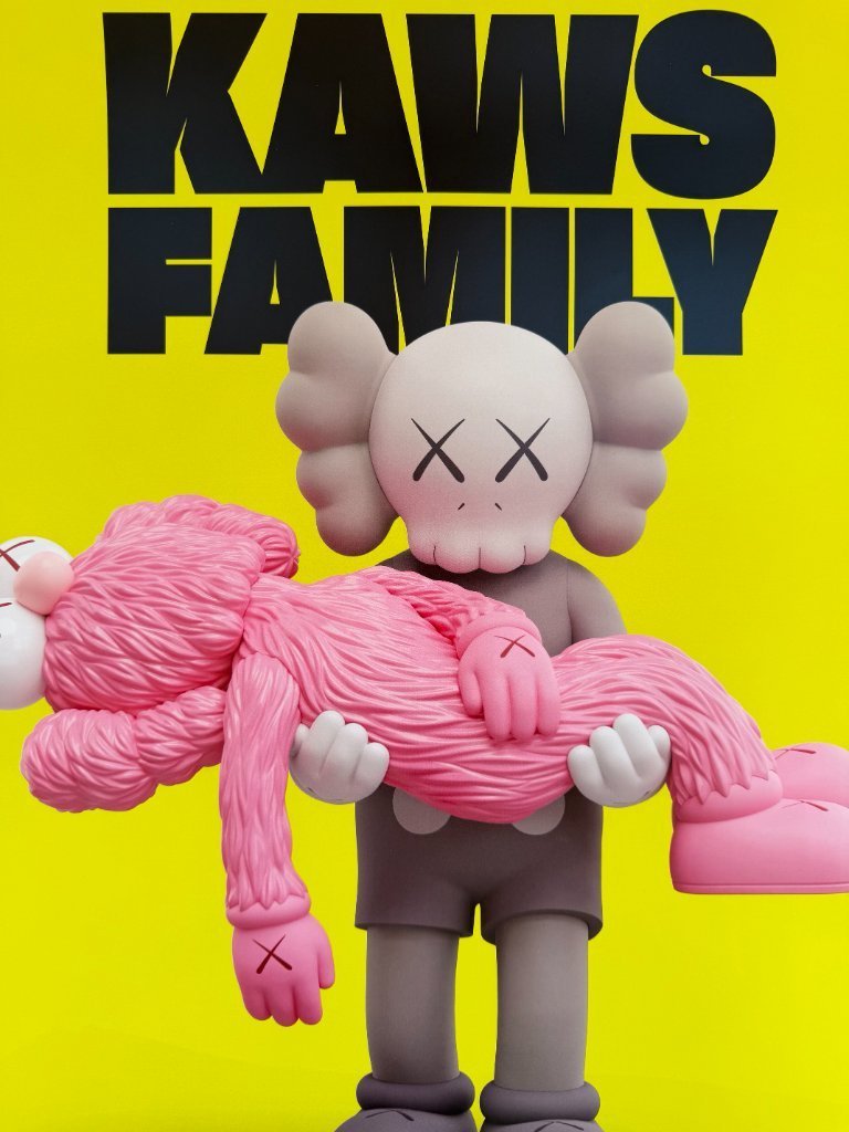 KAWS × realmadHECTIC 限定品 ビンテージ フライヤー チラシ KAWS – Gone, 2020, Exhibition Poster (2025), Copyright Kaws