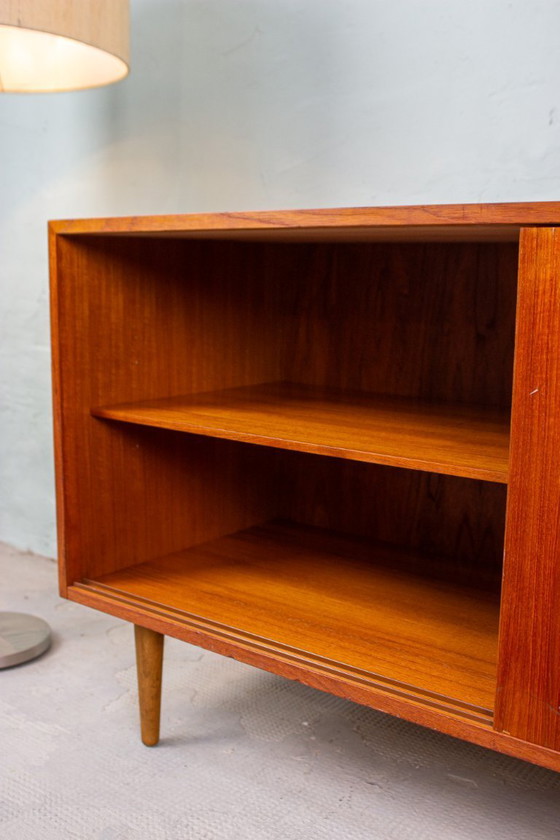Image 1 of Vintage teak sideboard chest of drawers Danish Mid Century